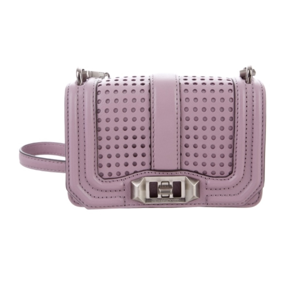 Rebecca Minkoff Love perforated mini crossbody bag